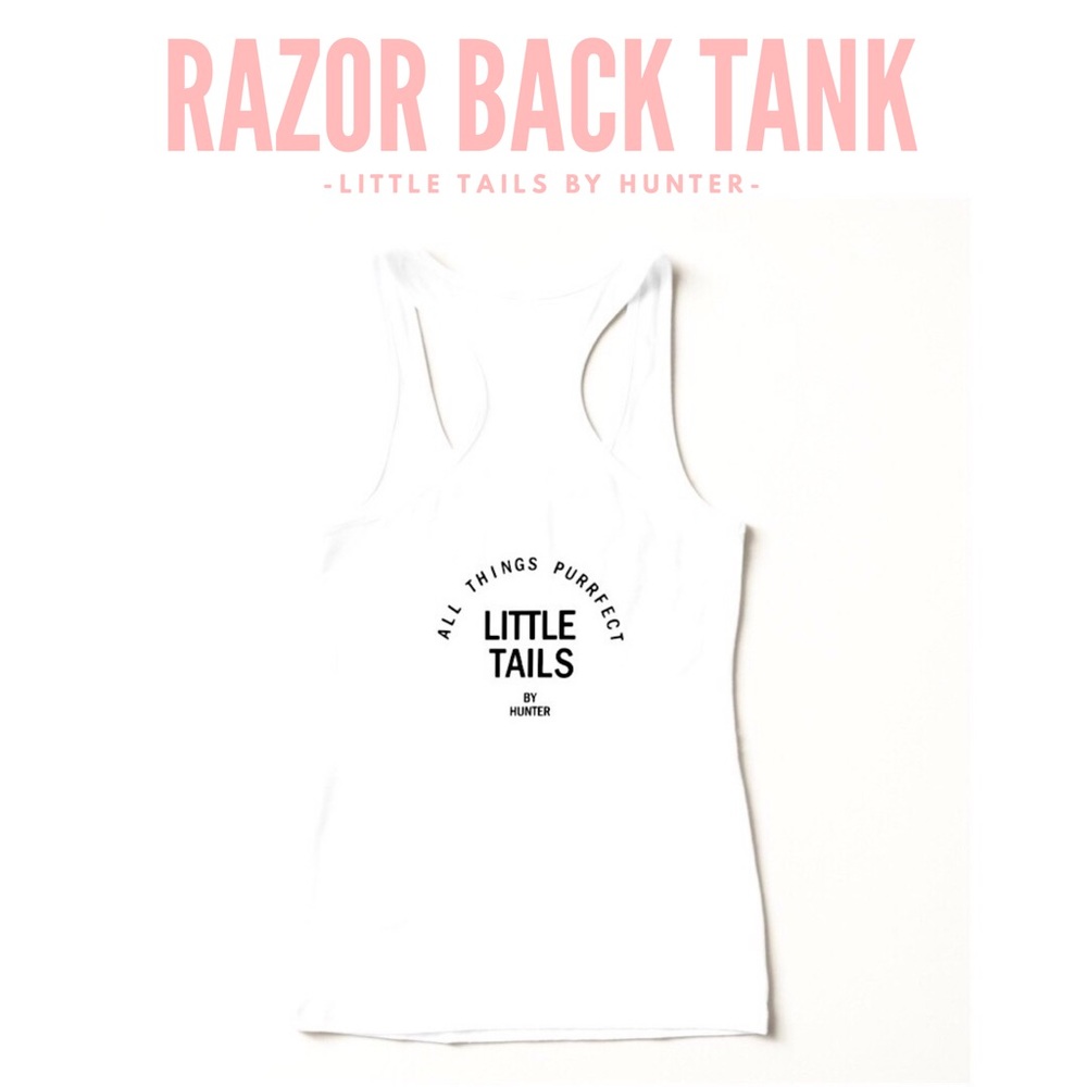 Little Tails Razor Back Tank by Hunter - Picture 4 of 7